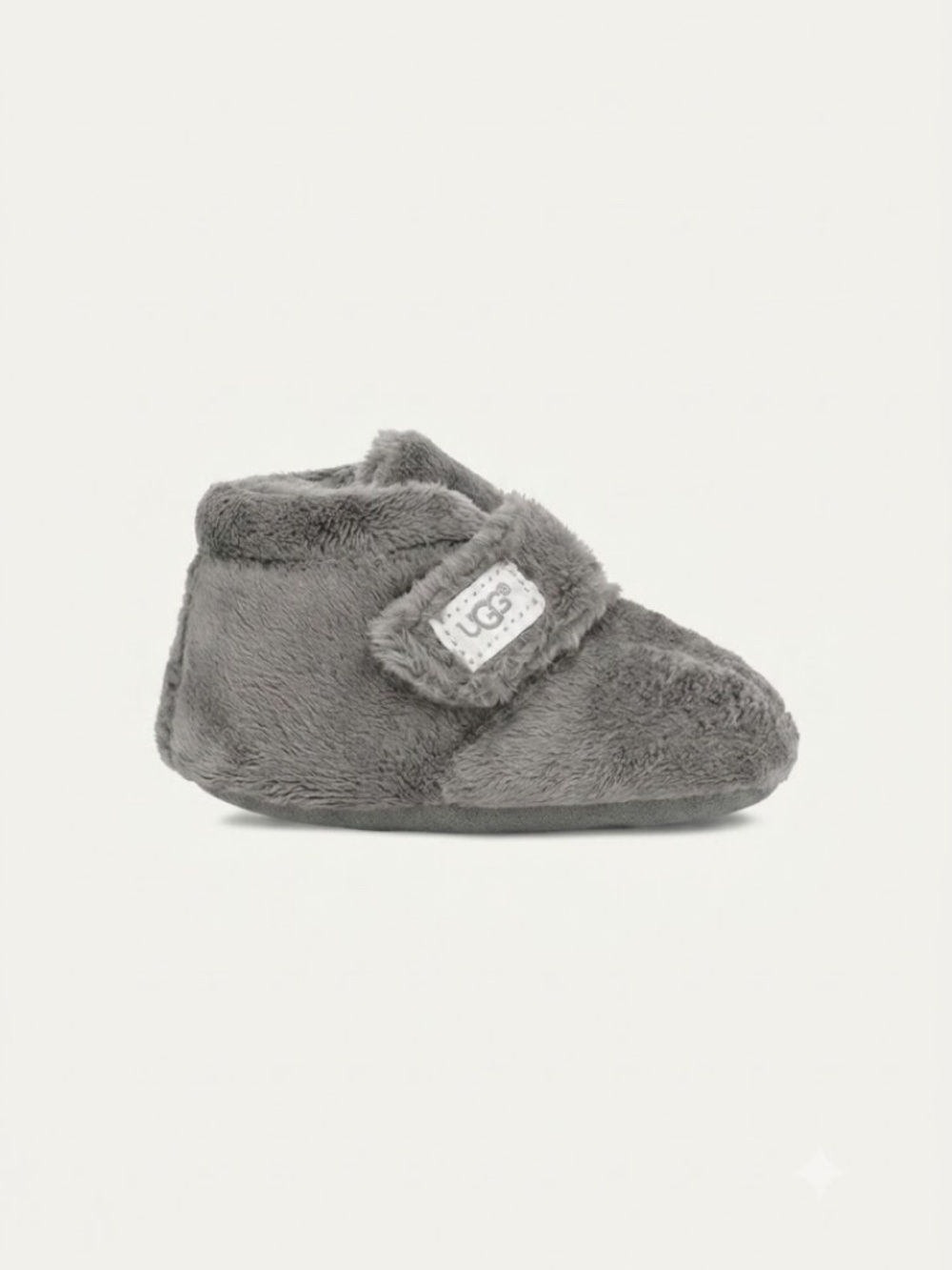 UGG Bixbee Baby Bootie Charcoal Gray 0-6 Months Machine Washable Infant Booties